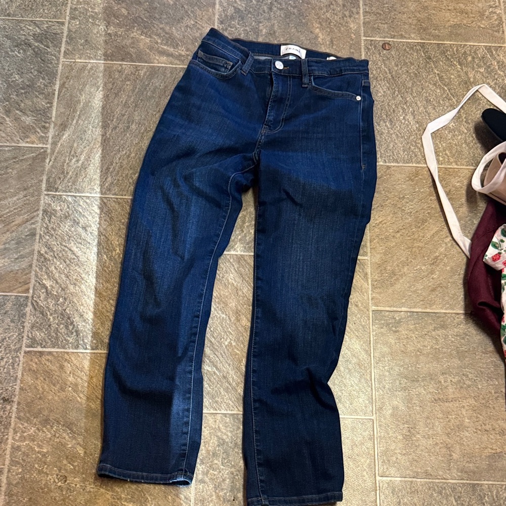 Frame Denim Women's Indigo Straight Leg Jeans